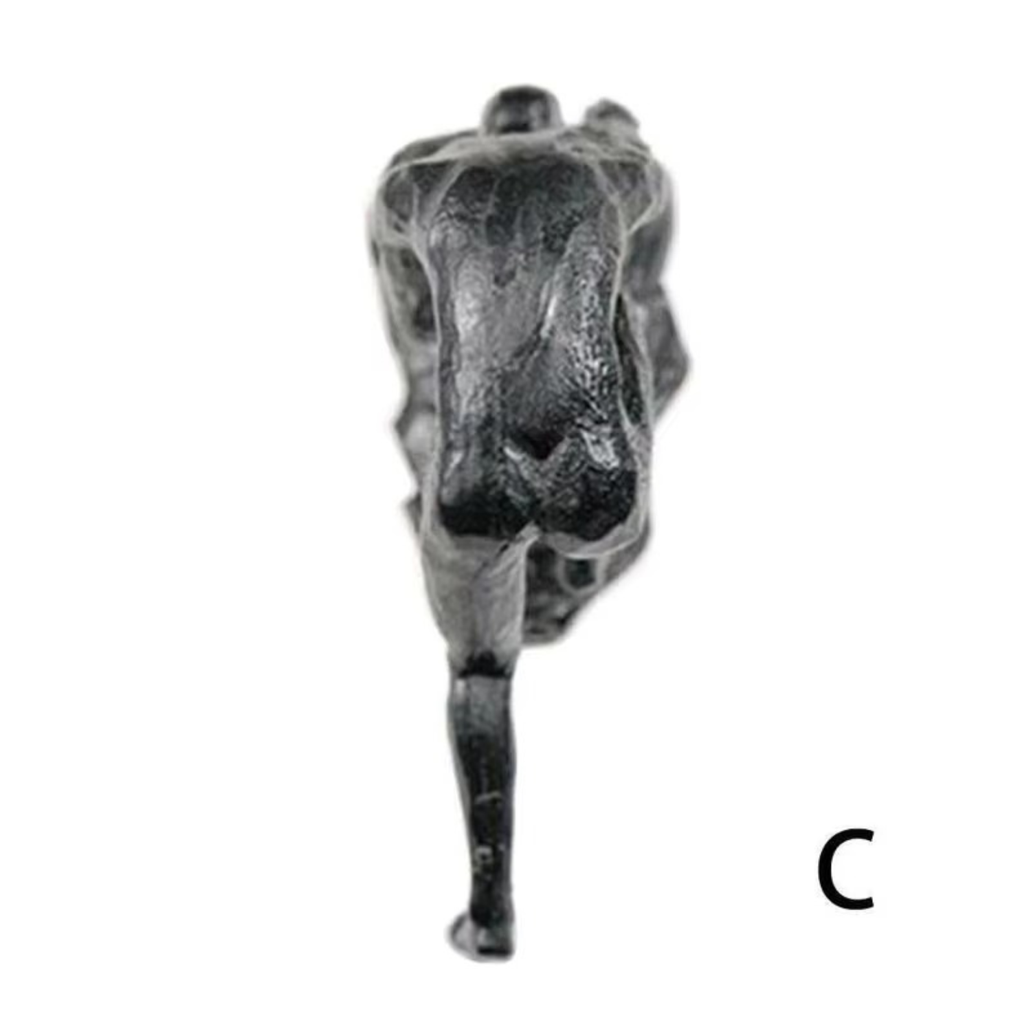 Harriet | Modern Climbing Man Wall Sculpture - C - Sculptures