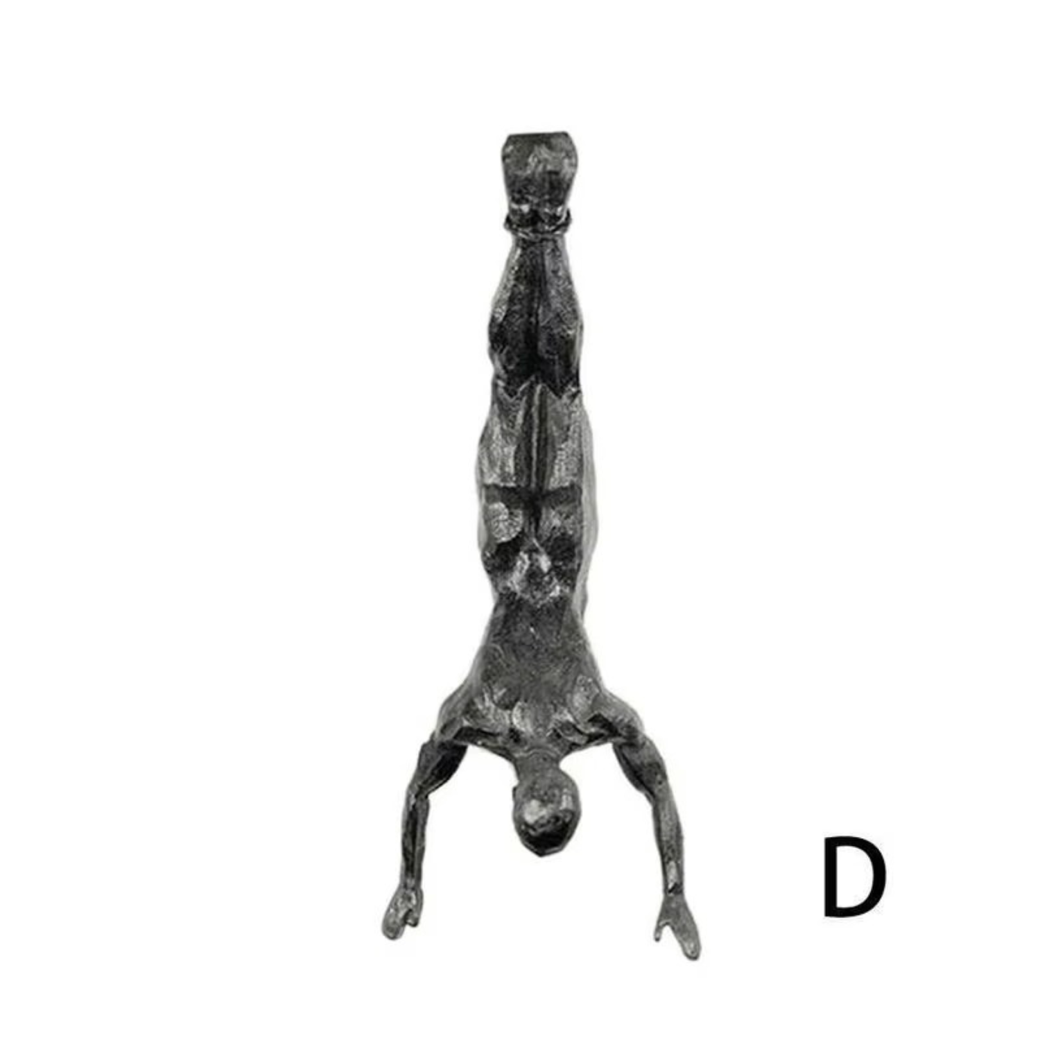Harriet | Modern Climbing Man Wall Sculpture - D - Sculptures
