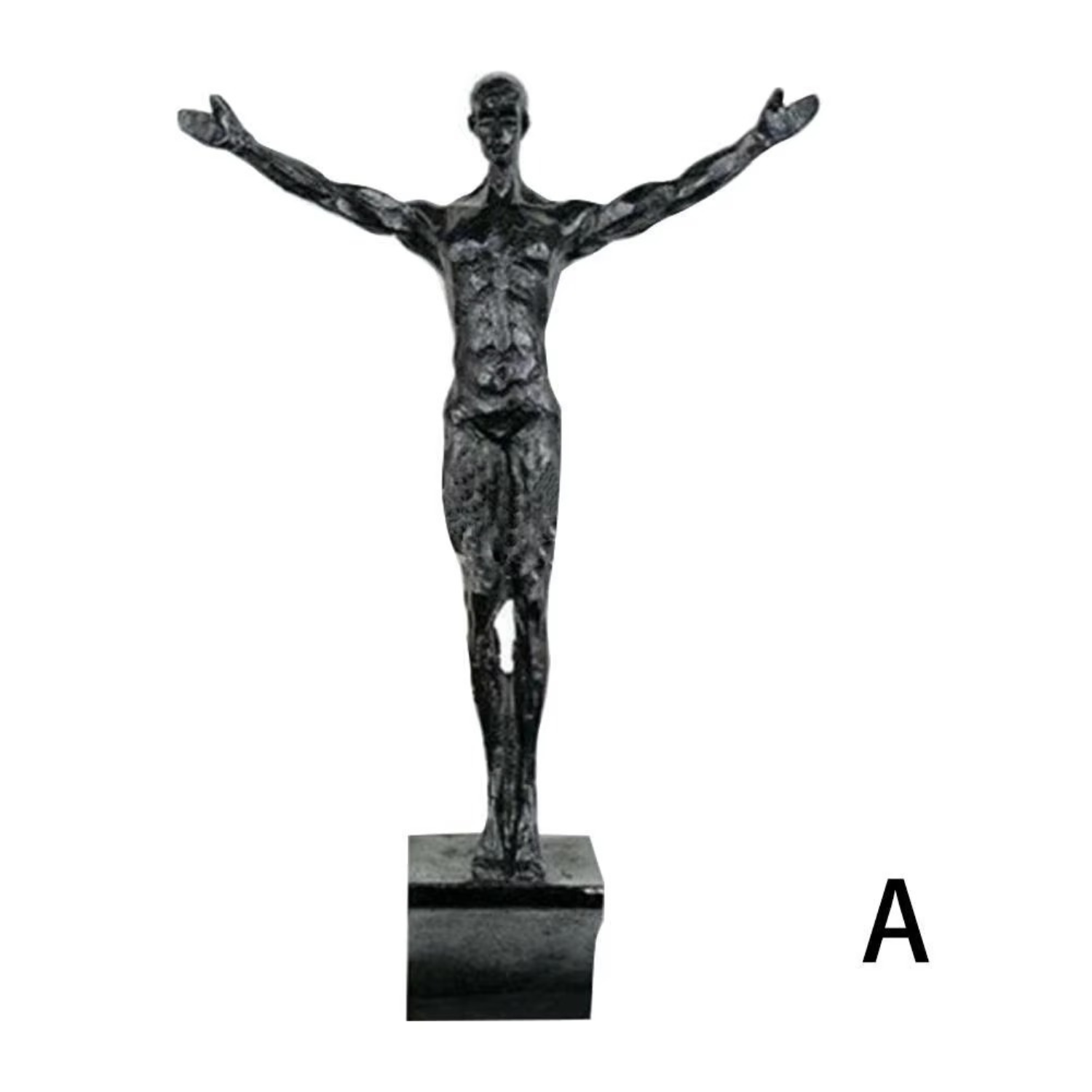 Harriet | Modern Climbing Man Wall Sculpture - A - Sculptures