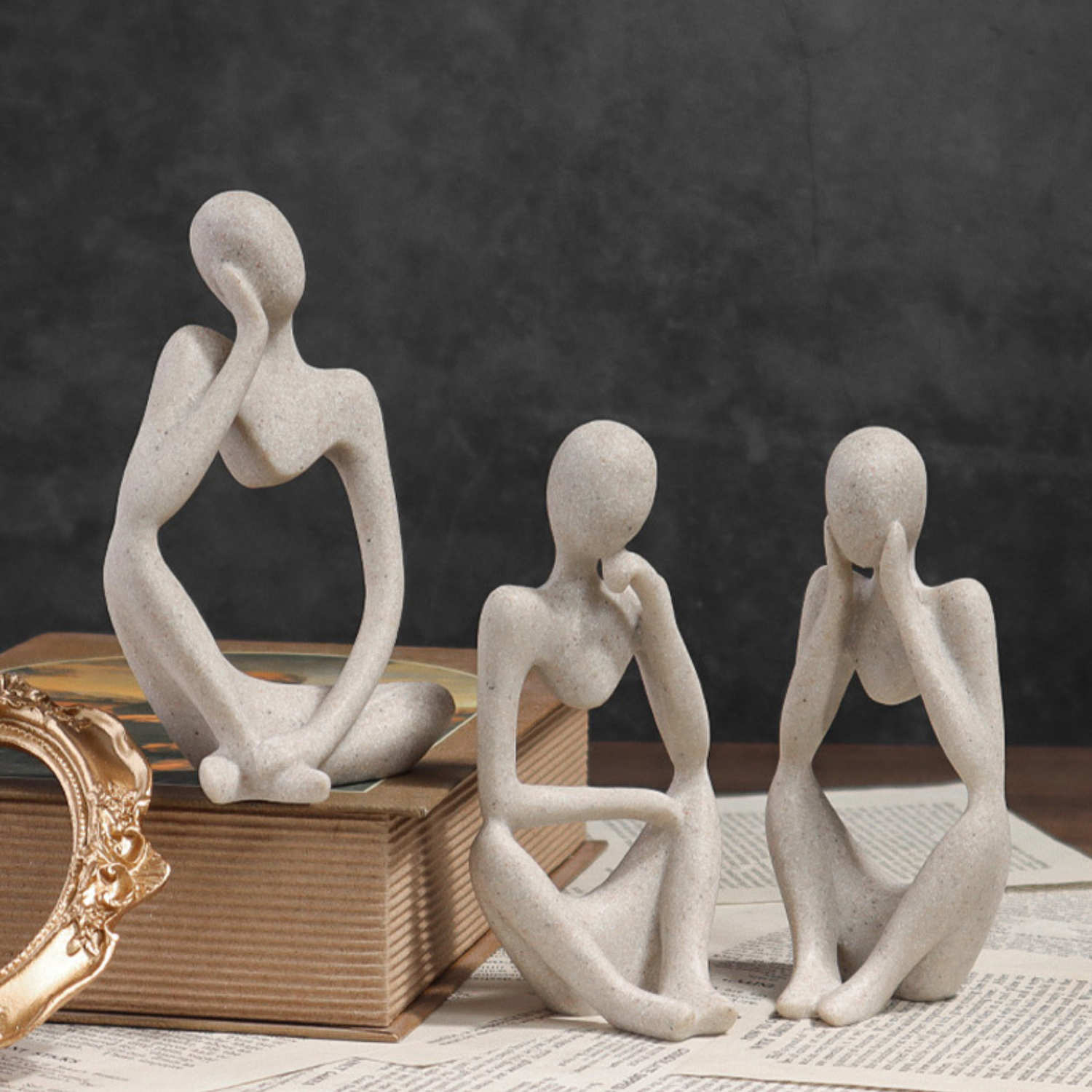 Imogen | Scandinavian Abstract Art Figurine - Sculptures